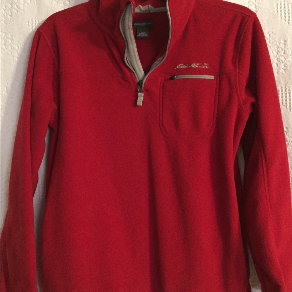 Boys large Eddie Bauer fleece pullover